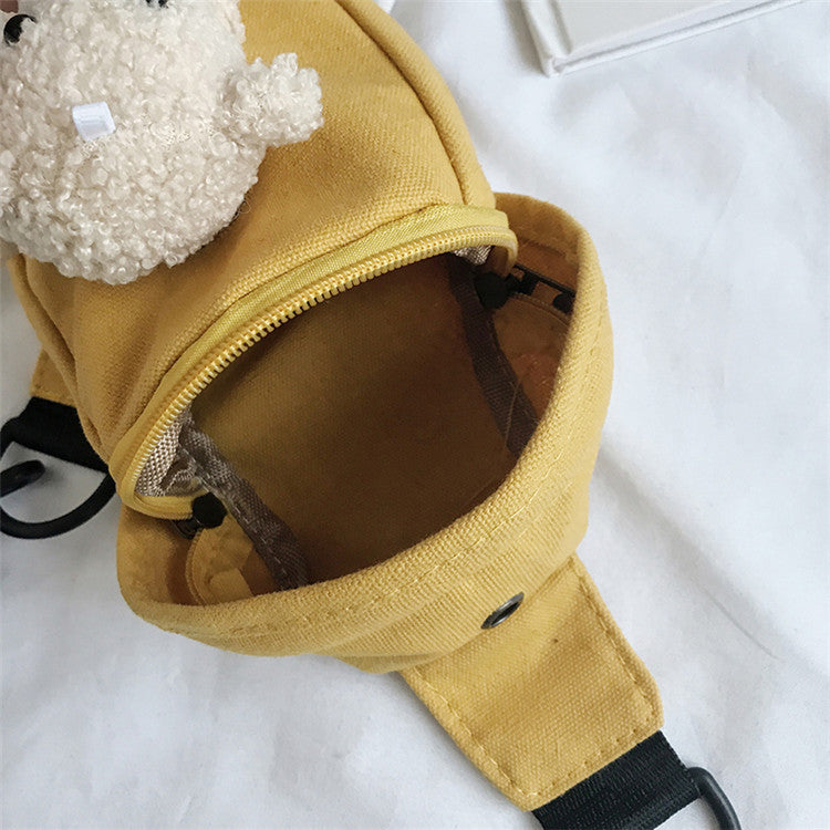Wholesale Bear Canvas Chest Bag